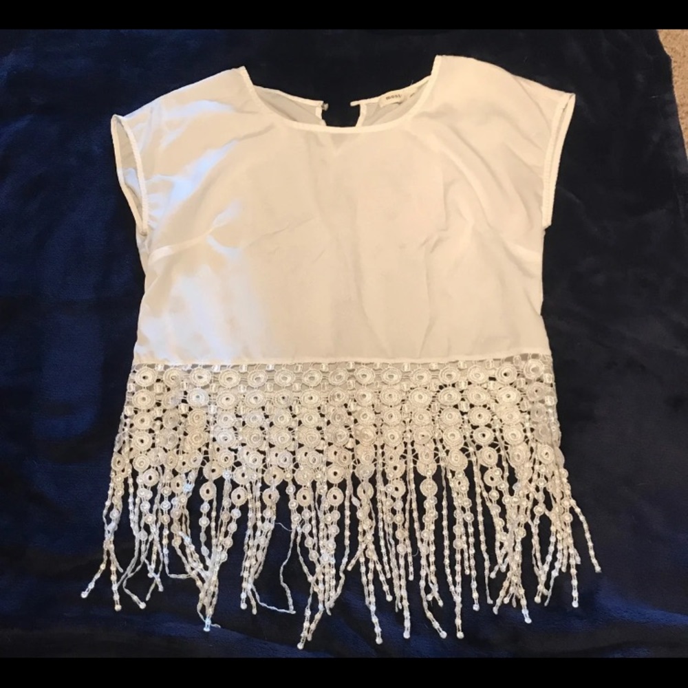 Fringe crop top